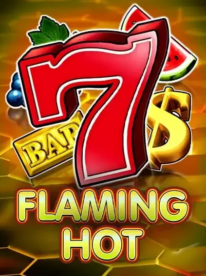 Decorative casino game artwork for Crownz: Flaming Hot